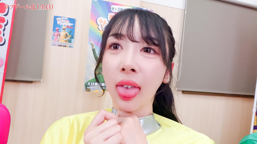 「【時間停止】戦隊ヒーローショー握手会で女性を自由自在に操る禁断プレイ【コスプレ】」のサンプル画像6枚目