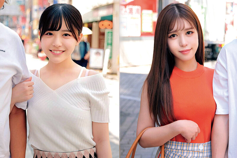 「【素人女子大生】巨乳彼女が彼氏の前でNTR中出し！イケメン男優のイタズラに耐えられるか検証」のサンプル画像1枚目