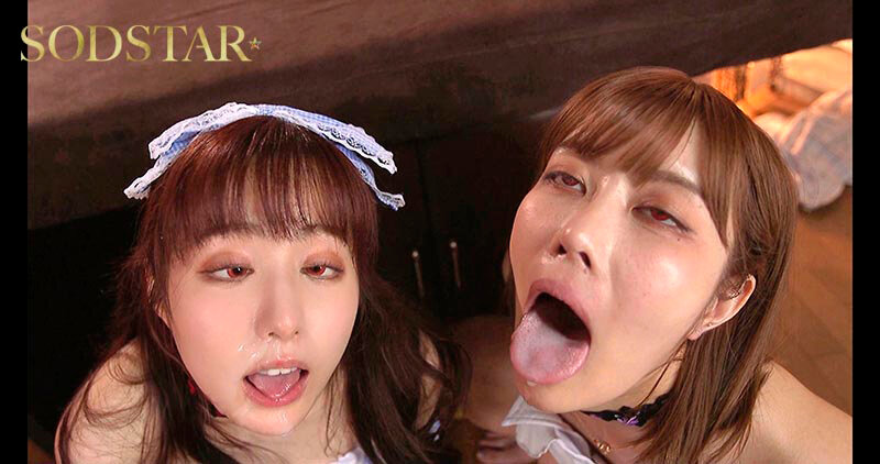 「矢埜愛茉×夏川あゆみがフェラ・騎乗位で魅せる！アイドルの濃厚キス＆接吻プレイ」のサンプル画像15枚目