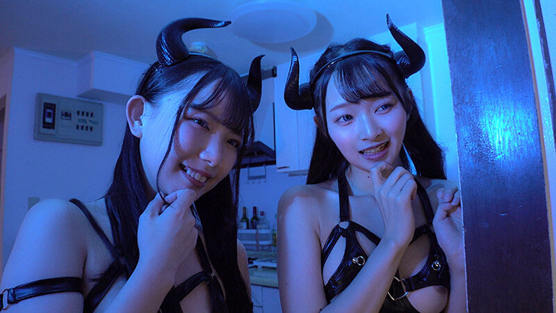 「天羽りりか・皆月ひかる他出演！Wサキュバス痴女に襲われ中出し＆ごっくんでM男が搾り取られる」のサンプル画像12枚目