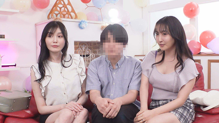 「素人参加型モニタリング！ ママ友同士の逆3P筆おろしゲーム かすみ＆もも」のサムネイル