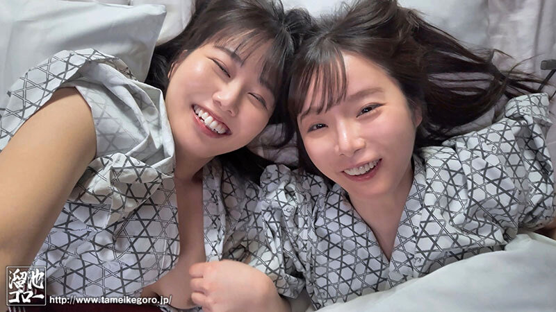 「松丸香澄×北村海智がレズキス解禁！巨乳美女2人の濃厚レズビアン温泉旅行」のサンプル画像7枚目