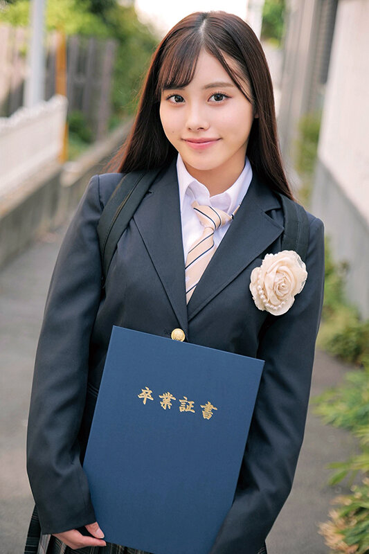 「【素人JK】卒業式直後の制服美少女をナンパ!初体験で中出しされる敏感女子校生なのか&まい」のサンプル画像2枚目