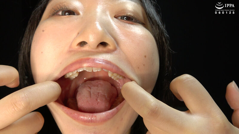 「【江澄ゆゆ】美少女M女の口内・のどちんこ観察！激レア接写で魅せる歯フェチ動画」のサンプル画像2枚目