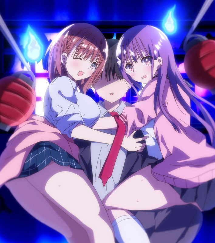 「巨乳女子校生の母乳パイズリ＆中出しプレイ｜OVA母乳ちゃんは射したい。＃2【アニメ】」のサンプル画像1枚目